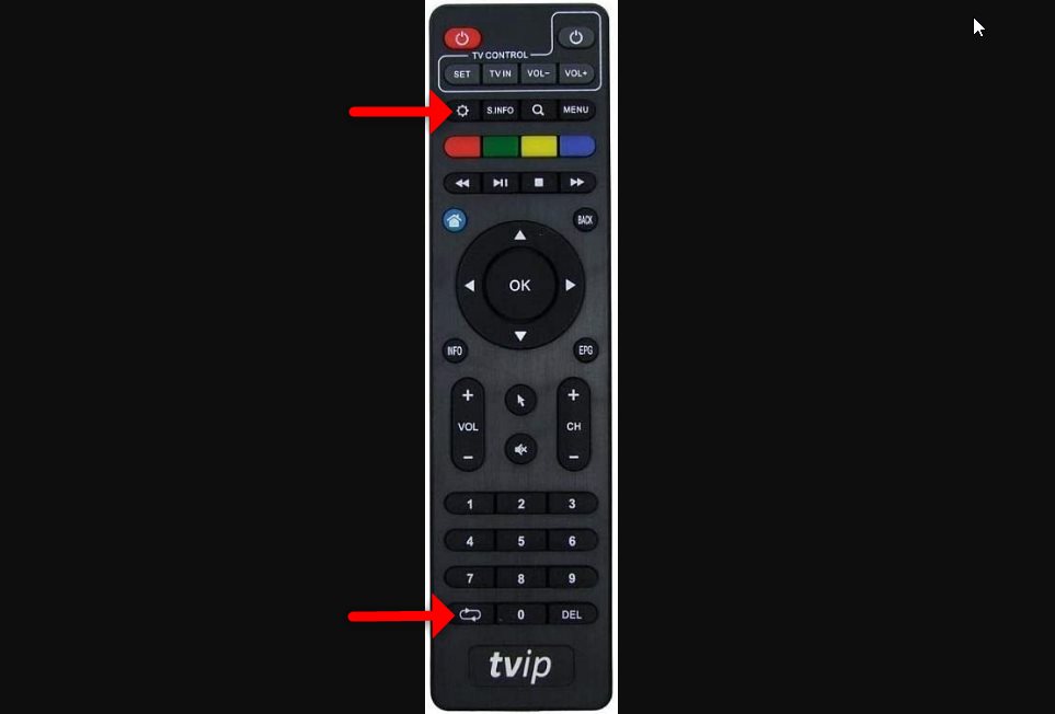 TVIP remote control