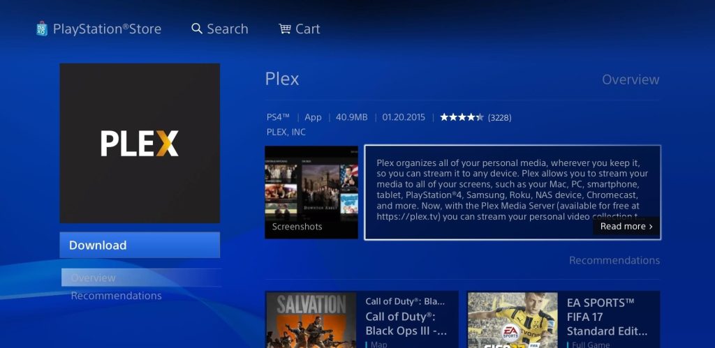 plex is IPTV application